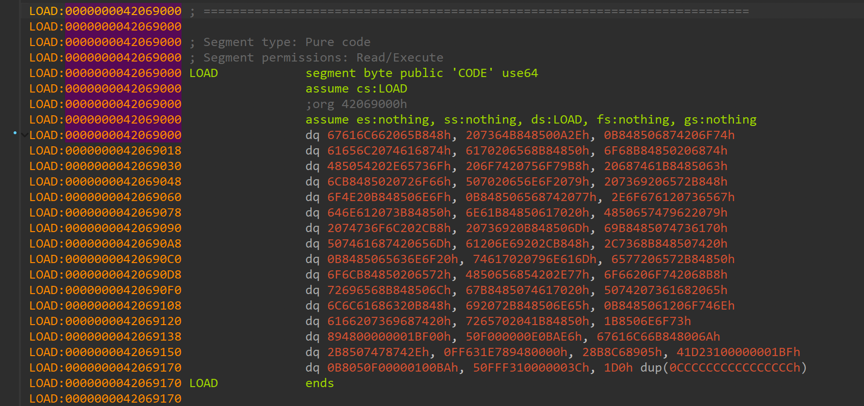 Code as data example